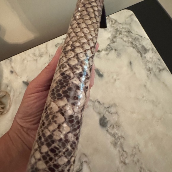 Yohji Yamamoto Black and Snakeskin Embossed Leather  Wallet - Picture 12 of 14